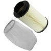 Caltric Air Filter w/Prefilter Intake Air Sleeve For Polaris ATP