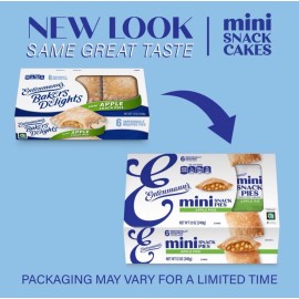 Entenmanns 🟡 New Exclusive Entenmann’s Mini Snack APPLE Granny Smith Soft Pastry 9.5oz