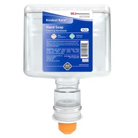 SC Johnson Professional Kindest Kare Pure Foaming Handwash 1.2L, Perfume-Free and Dye-Free Soap for Professional Use, 3-Pack x 1.2L Cartridge Refills for Touchfree Dispensers