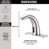 Yodel Faucet Touchless Bathroom Sink Faucet - Automatic Motion Sensor