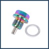 INFINAUTO M16x1.5 Multicolor Magnetic Oil Drain Plug with Gaskets 1