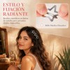 TEHAUX Set De 20 Pinzas Para El Cabello Estrella Plateadas