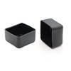 Strut Channel Cap, 1-5/8" Plastic Black Square End Cap for