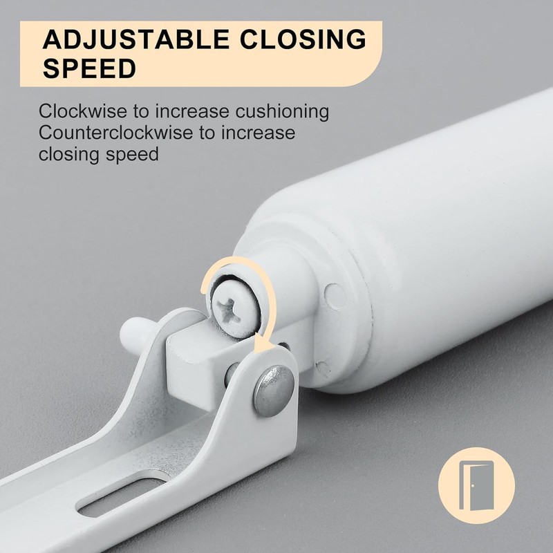 Usaidon Storm Door Closer,Heavy Duty Door Closure with Hold Open