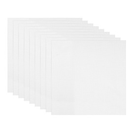 uxcell 14 x 14" Silicone Dehydrator Sheets, 9 Pcs Non-Stick Dehydrator Drying Mesh Reusable Fruit Dryer Mat for Food Dehydrator Fruit Dryer, White