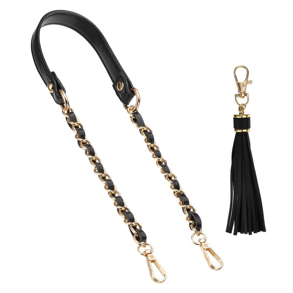 PATIKIL Purse Chain Strap, 24 Inch Leather Chain Straps Purse