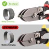 Toolwiz 5 Blade Sheet Metal Tools, Duct Crimping Tool for