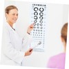 ABOOFAN 5 Sheets C Type Eye Chart Wall Visual Exam
