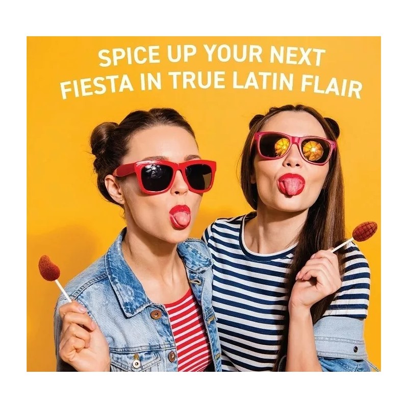 Vero Paletas Vero Mix Banda Fuego Lollipops total 40 Pieces