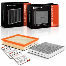 A-Premium 2-PC Engine & Cabin Air Filter with Activated Carbon Compatible with Toyota Highlander 2011-2016 & Lexus RX450h 2010-2015, 3.5L
