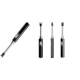 Electric Arc Lighter USB Rechargeable Flameless Lighter with Flexible Long Tube, Windproof Perfect for Stove Camping BBQ Party and More