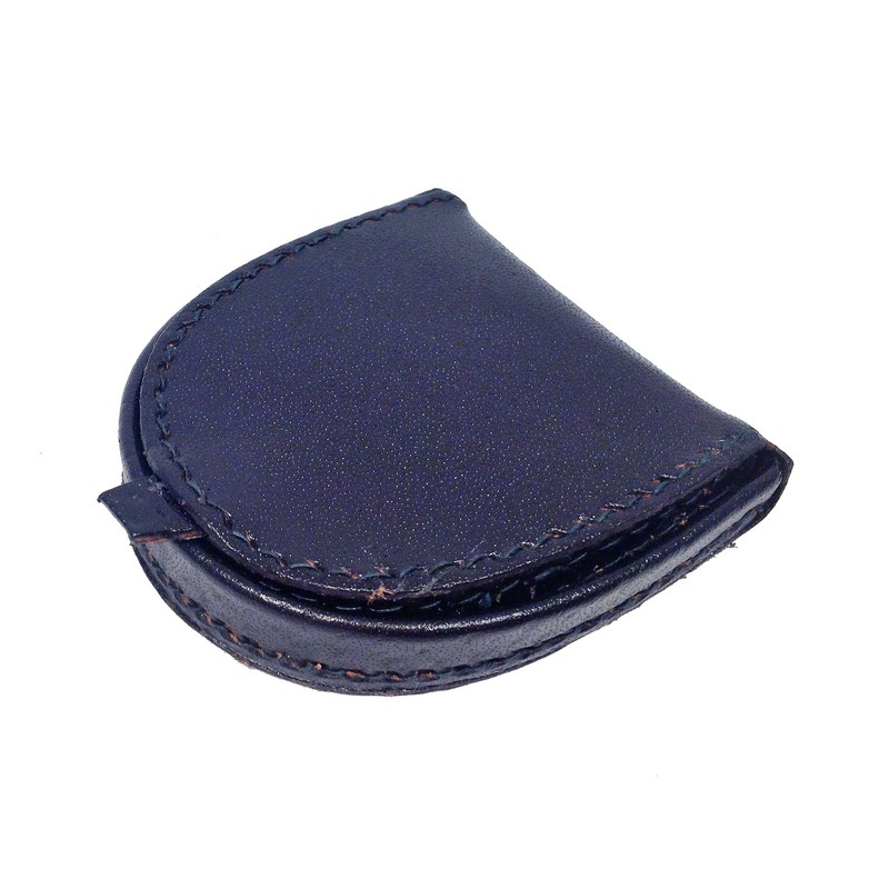 Real Leather Gents Coin Tray Purse Wallet - by THE