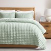 WDCOZY Sage Green Twin Quit Size Bedding Sets with Pillow