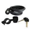 Benotto Candado Espiral 12x1200mm 2xLlaves Negro TY506