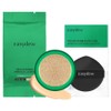 EasyDew EZDew Mela B Toning Ampoule Cushion Foundation Refill 13g + Puff, No. 21 Natural, 1 Piece / 이지듀 멜라 비 토닝 앰플 쿠션 파운데이션 리필 13g + 퍼프, 21호 내추럴, 1개