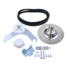 Roneeson 5303281153 Dryer Drum Rear Bearing Kit 134503600 Drive Belt 131863007 Idler Pulley Arm for Frigidaire Kenmore Crosley Electrolux 134163400, 5303283471, 131434600, 131580400, 131826900