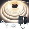 GOMING Motion Sensor COB LED Light Strip 16.4ft(5M) Natural White