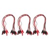 POPETPOP Alligator Clips Crocodile Test Leads: 30pcs Dual Ended Wire