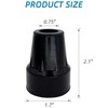 XSL Replacement Cane Tips, 3/4 Inch, Black.