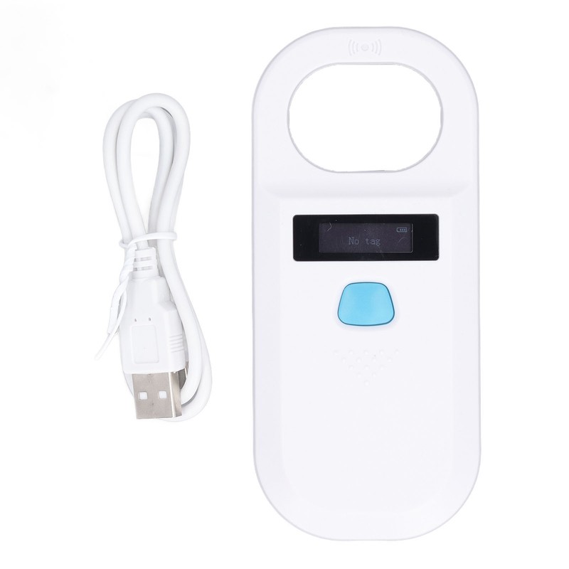 Microchip Reader Scanner 134.2KHZ 125KHZ USB Rechargeable Handheld Pet Tag