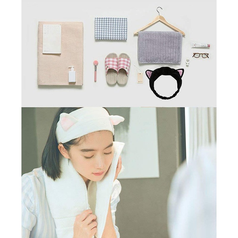 Onwon Cat Ear Headbands - Fluffy Makeup Hairbands for Face