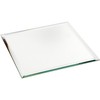Plymor 4" Square, 3mm Thick Beveled Glass Mirror