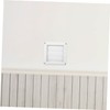 KOMBIUDA Outdoor Louvered Dryer Vent Cover Airflow Vent for Window