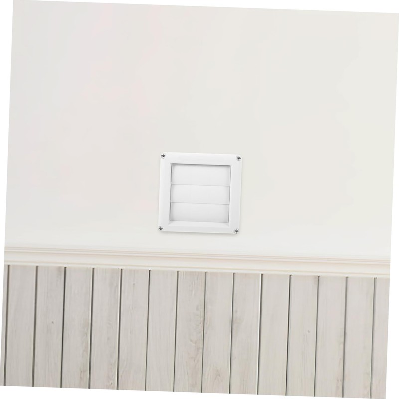 KOMBIUDA Outdoor Louvered Dryer Vent Cover Airflow Vent for Window