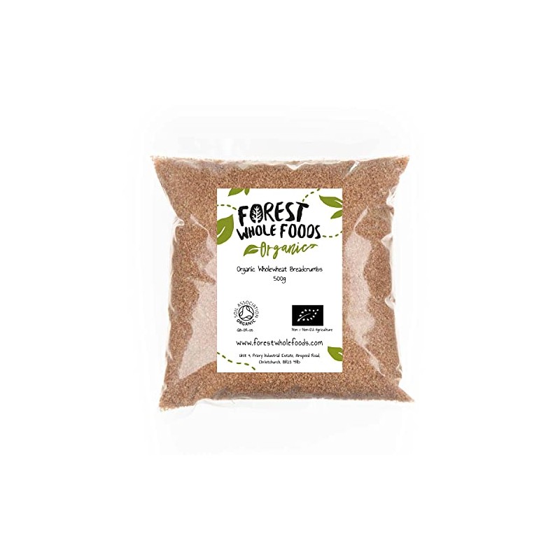 Organic Wholewheat Breadcrumbs - Forest Whole Foods (500g)