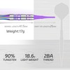 Cyeelife Tungsten Steel Darts Soft Darts-Purple