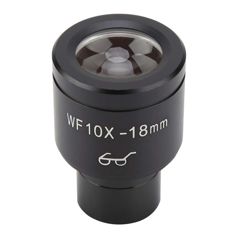 Microscope Eyepiece WF10X/18mm Biological Microscope Wide Angle Hight Eyepiont Eyepiece