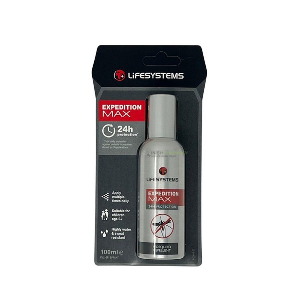 Lifesystems Expedition Max Mosquito Repellent Pump Spray 100ml