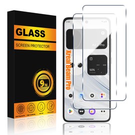2 PACK for Xreal Beam Pro Screen Protector Tempered Glass with [Premium 9H Hardness] Anti-Scratch Bubble Free Easy installation