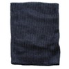 ciel serein Silk & Cotton Double Braid Neck Warmer, Charcoal
