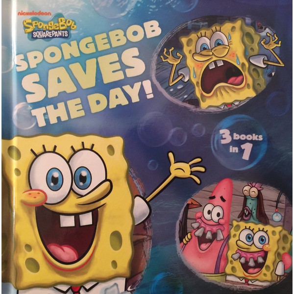 Spongebob Saves The Day 3 books in 1