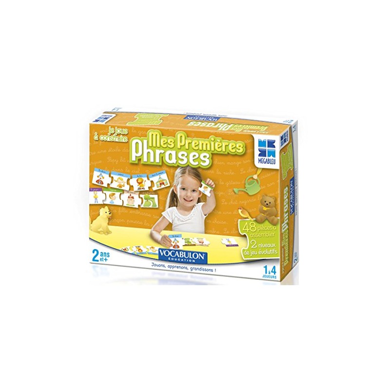 Megableu - 678005 – educational game - mes premieres phrases