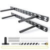 2pcs Floating Shelf Bracket Heavy Duty,Decorative Floating Shelf Hardware Hidden