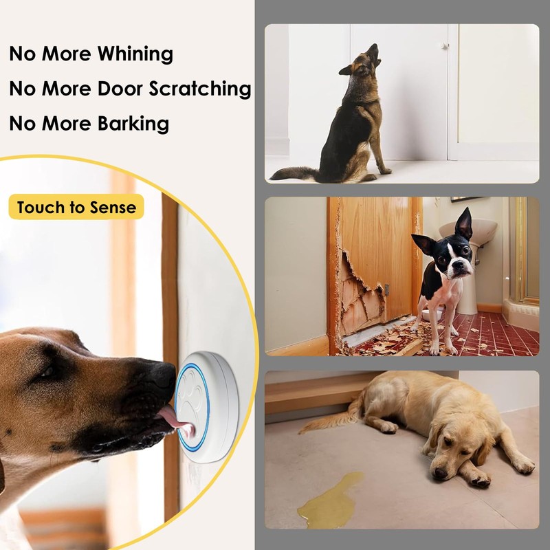 Full House Dog Doorbell for Potty Training, Wireless Pet Doggie