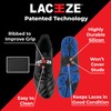 LACEEZE Bands Max size 3 PACK black bands fits shoe