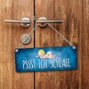 Baby Sleeps - Baby is Awake Reversible Sign with Cord