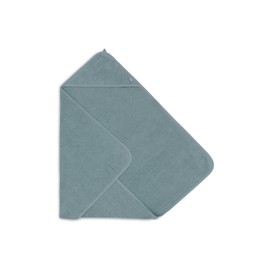 Jollein Kapuzenhandtuch Baby - Frottee, Sea Green - 100% Baumwolle - 100x100cm - OEKO-TEX-Zertifziert - Babyhandtuch mit Kapuze für Mädchen und Jungen