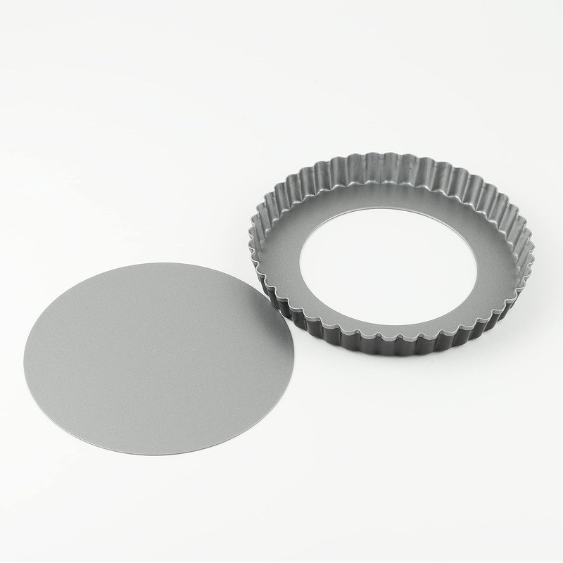 DELISH KITCHEN CX-10 Pearl Metal Fluorine Treated Tart Pan, 7.1