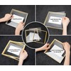 Frametory, 8x8 Floating Picture Frame - Metal Photo Frame -