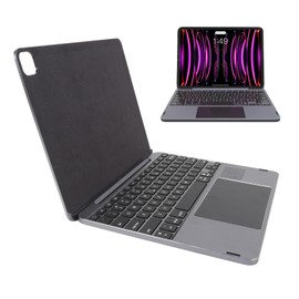 XUMIUZIY Magnetic Tablet Keyboard Case, Keyboard Case with Multi Touch Trackpad Wire Less Bluetooth Type C Charging Backlit Keys for iOS Air 13in M2 2024