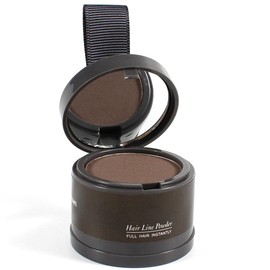 Hairline Powder (Medium Brown) - Instantly Cover Gray Roots, Hair Touch-Up, Hair Color Shadow for Thin Hair