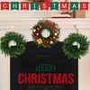 6 Pcs Christmas DIY Gree Wreath 10 Inch Christmas Green