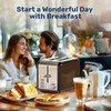 Simple Deluxe 2-Slice Stainless Steel Toaster, Extra Wide Slot Toaster