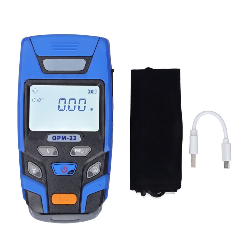 Optical Power Meter with LED Flashlight Network Line Sequence Test
