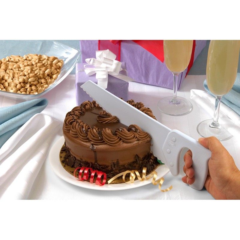 Fred & Friends Sawa - Serrucho para tartas y ensalada