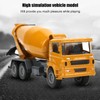 1:60 Mixer Truck Model Simulation Alloy Engineering Vehicle Concrete Truck
